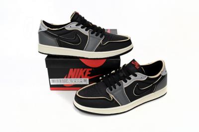 cheap quality Air Jordan 1 Low Black Grey